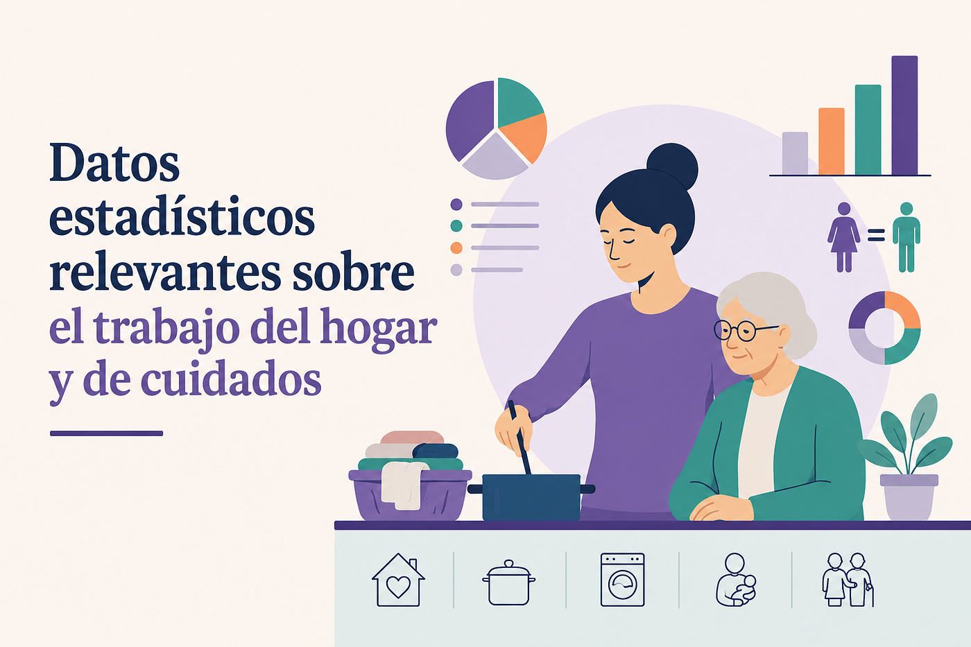 Datos estadísticos relevantes sobre el trabajo del hogar y de cuidados [1]