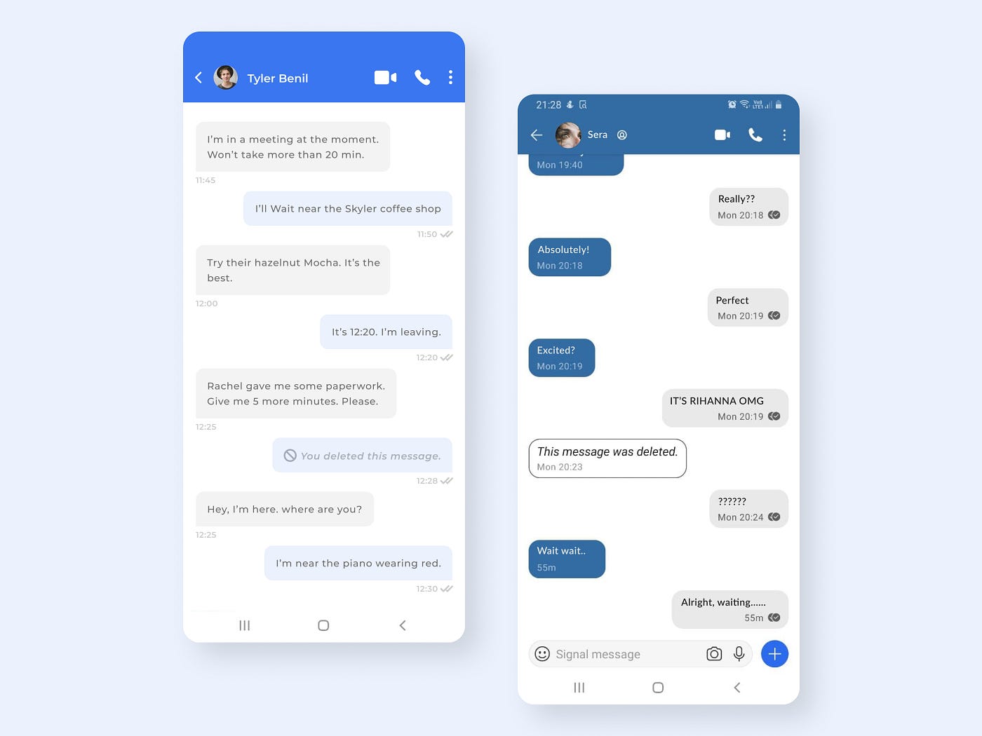 Case study: Redesigning the Signal app | by Muskan Raina | Bootcamp | Medium