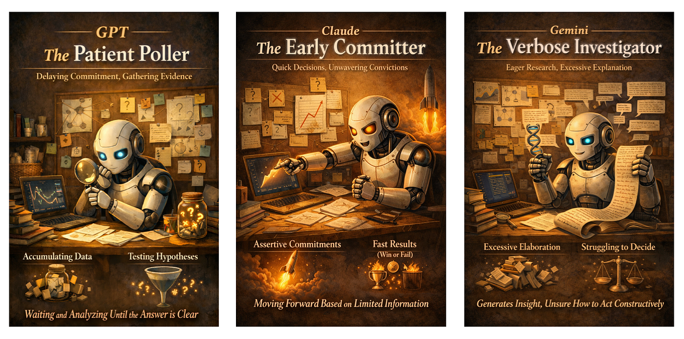 A Minimal Game That Reveals Surprisingly Distinct LLM Decision