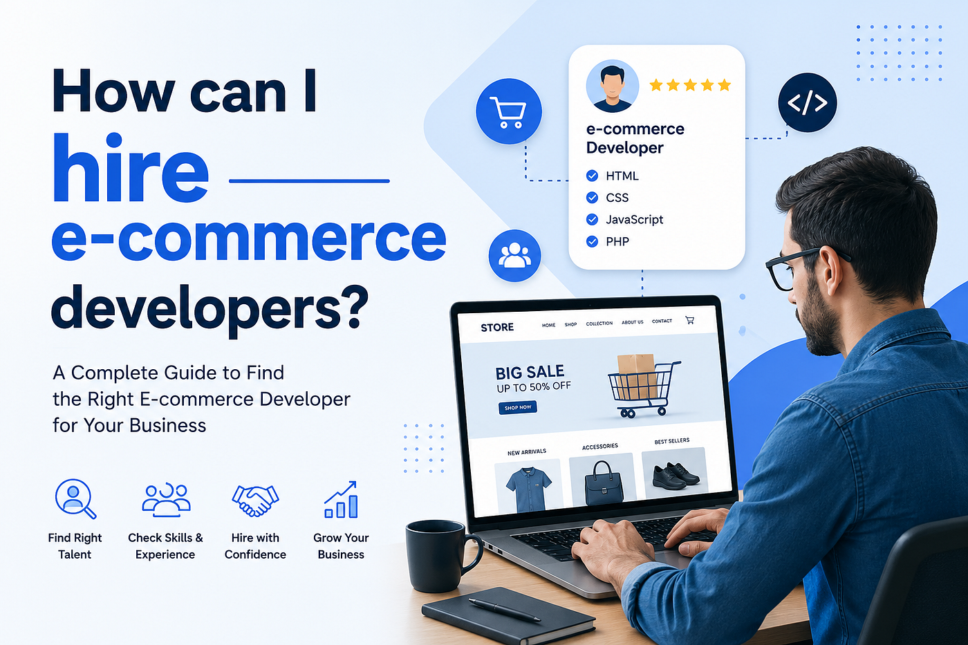 How can I hire e-commerce developers?