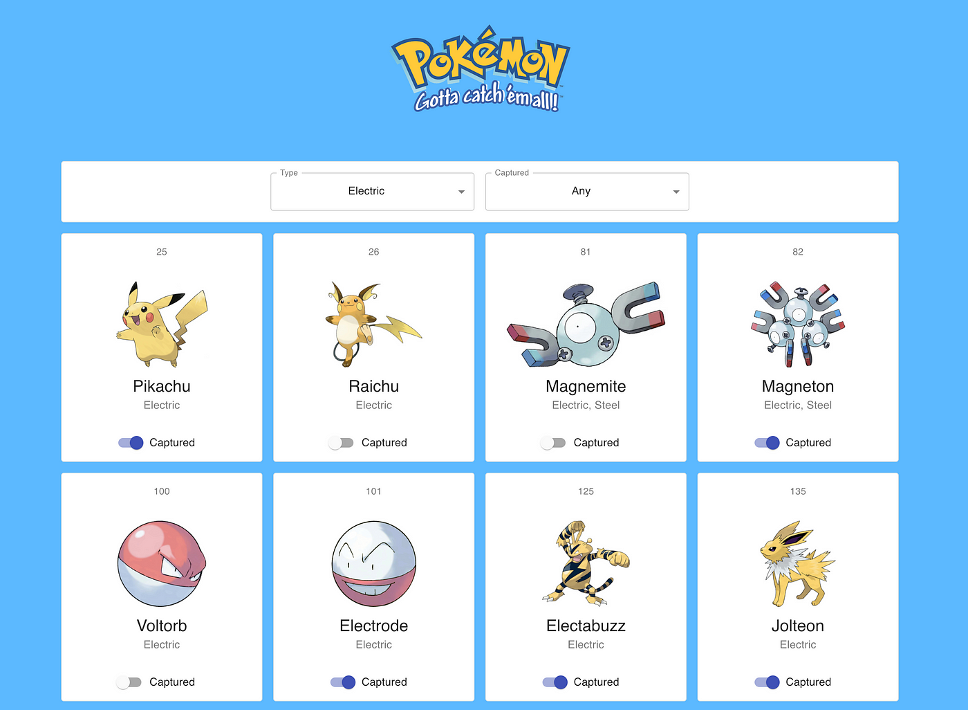 Pokemon API Project