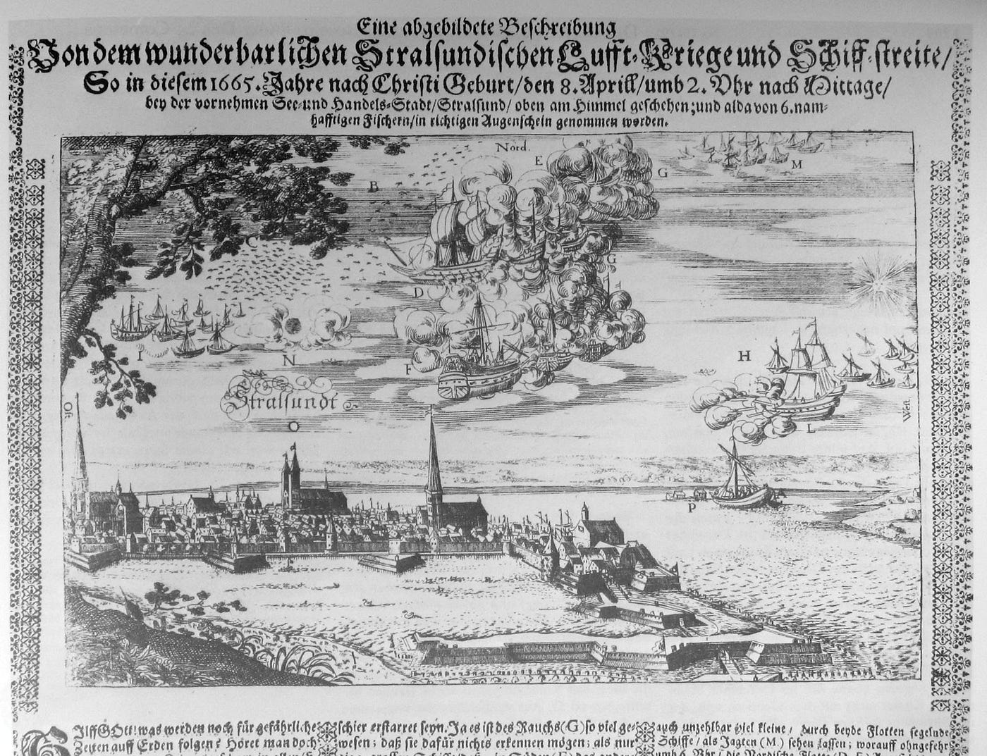 Sketch published in Leipzig in 1665
