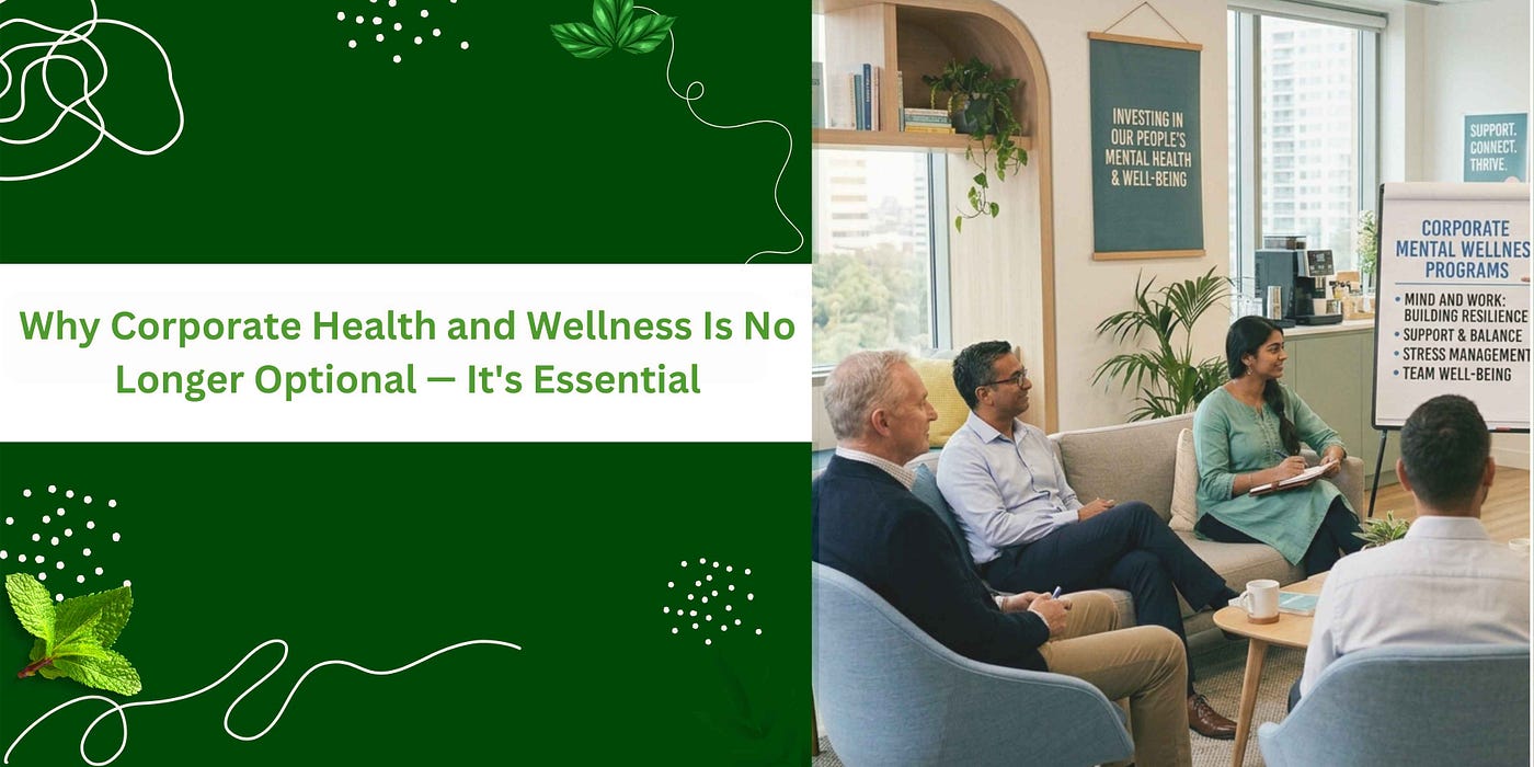 Why Corporate Health and Wellness Is No Longer Optional — It’s Essential