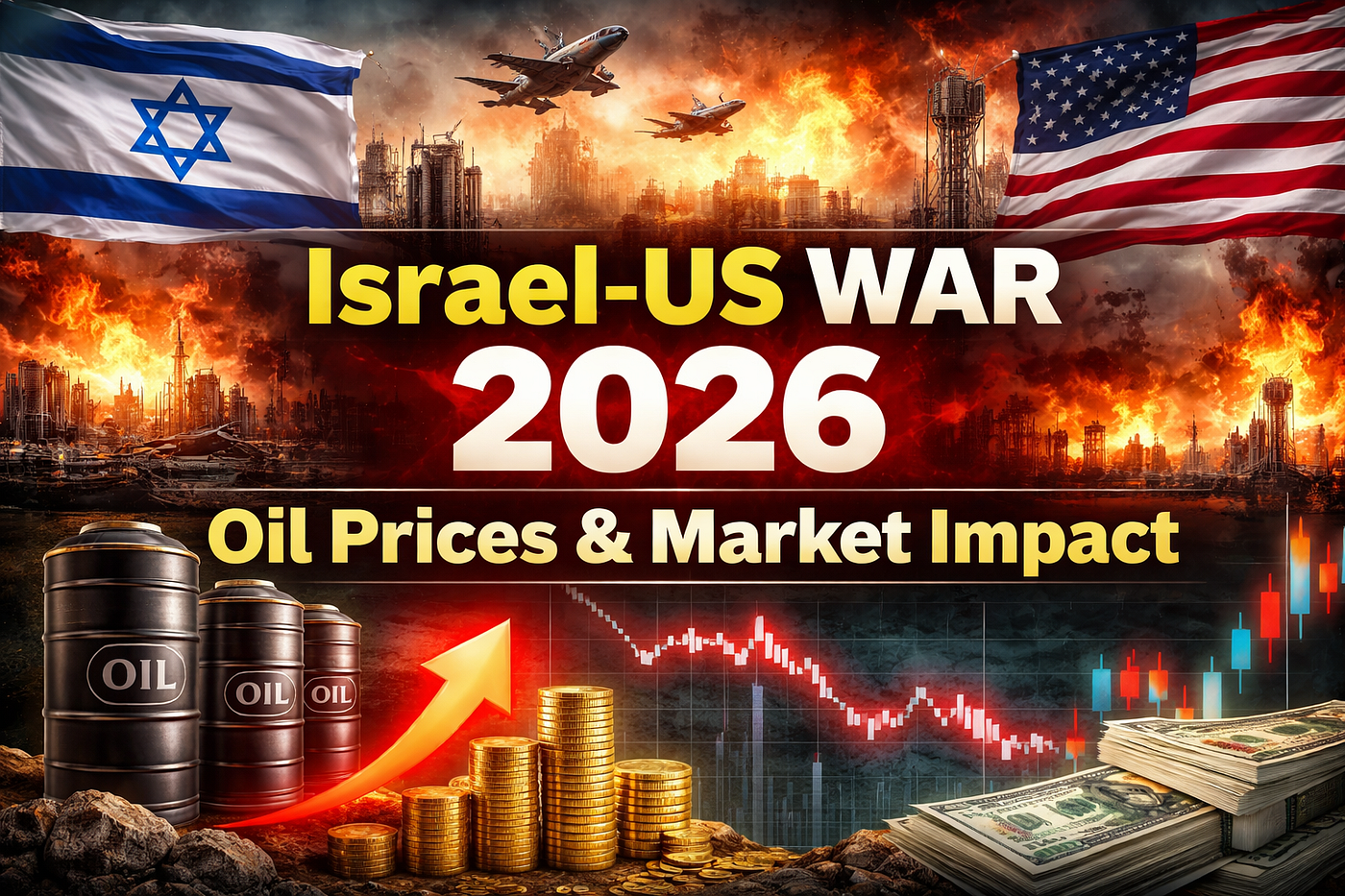 IsraelIsrael, Iran, US Conflict 2026: Impact on Oil, US & Indian Stocks