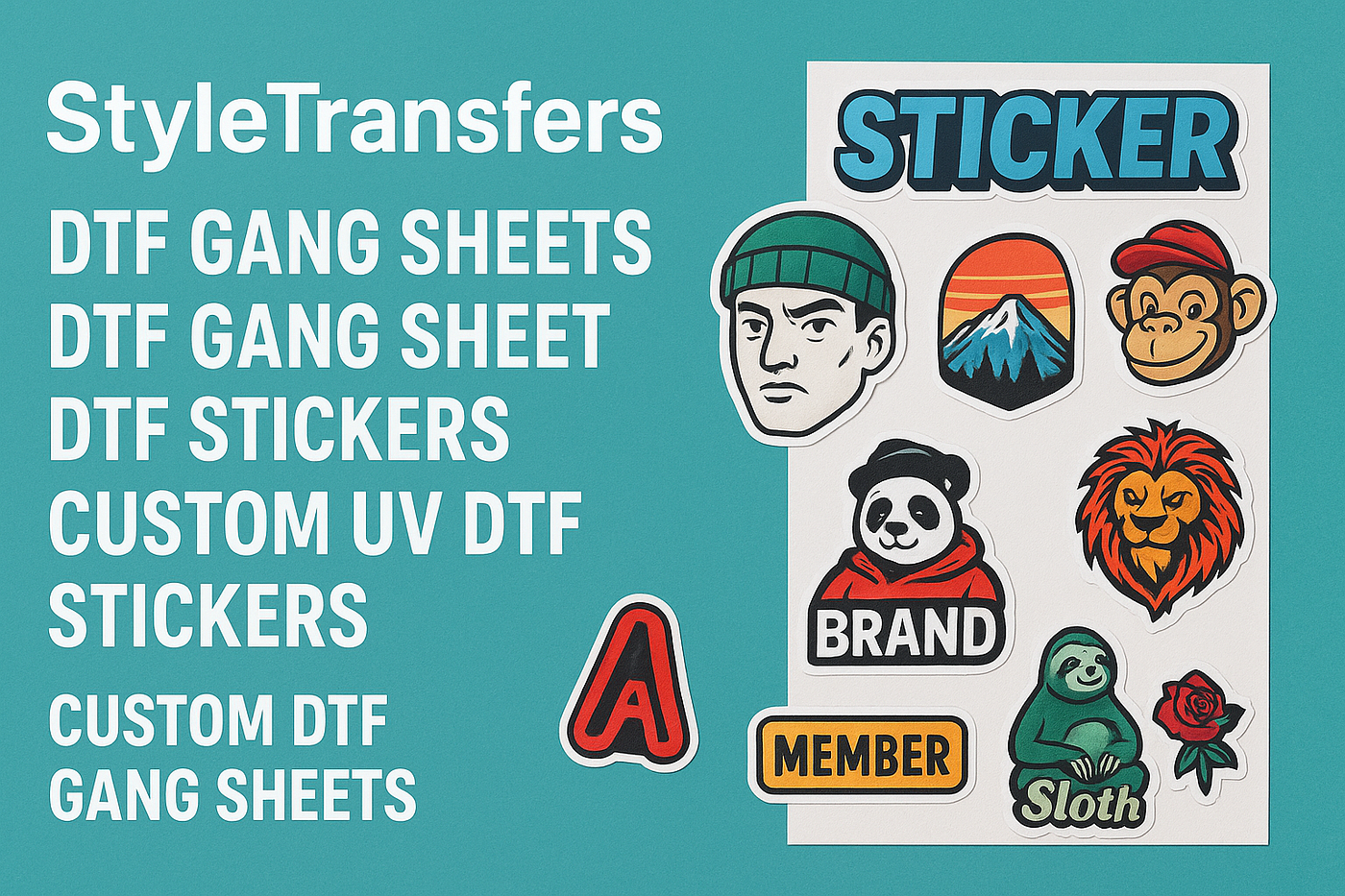 Why StyleTransfers Is Your #1 Source for DTF Gang Sheets & Custom UV DTF Stickers