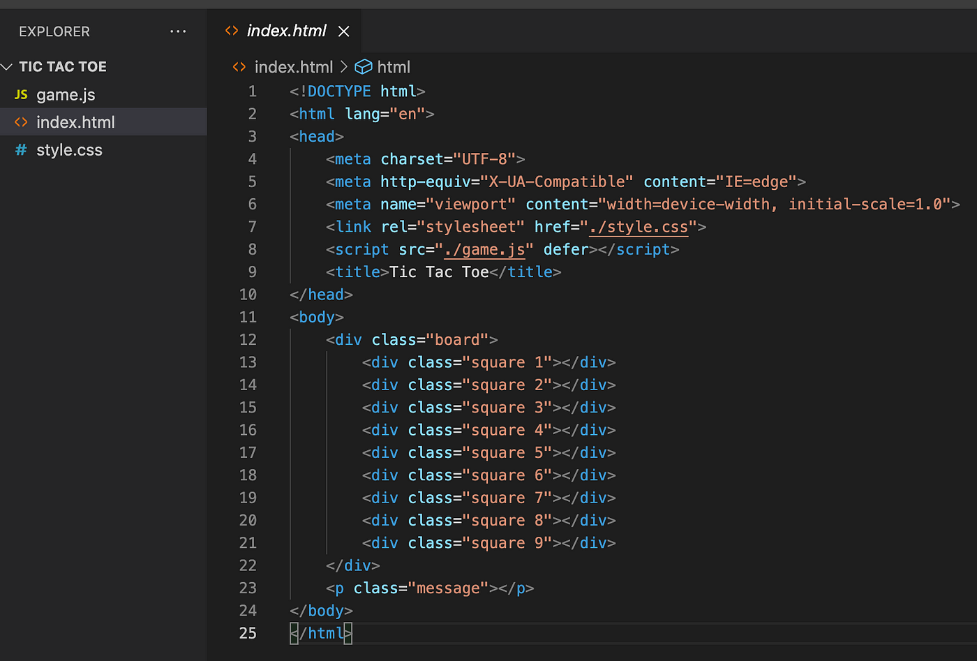 Tic-Tac-Toe Game In JavaScript - CopyAssignment