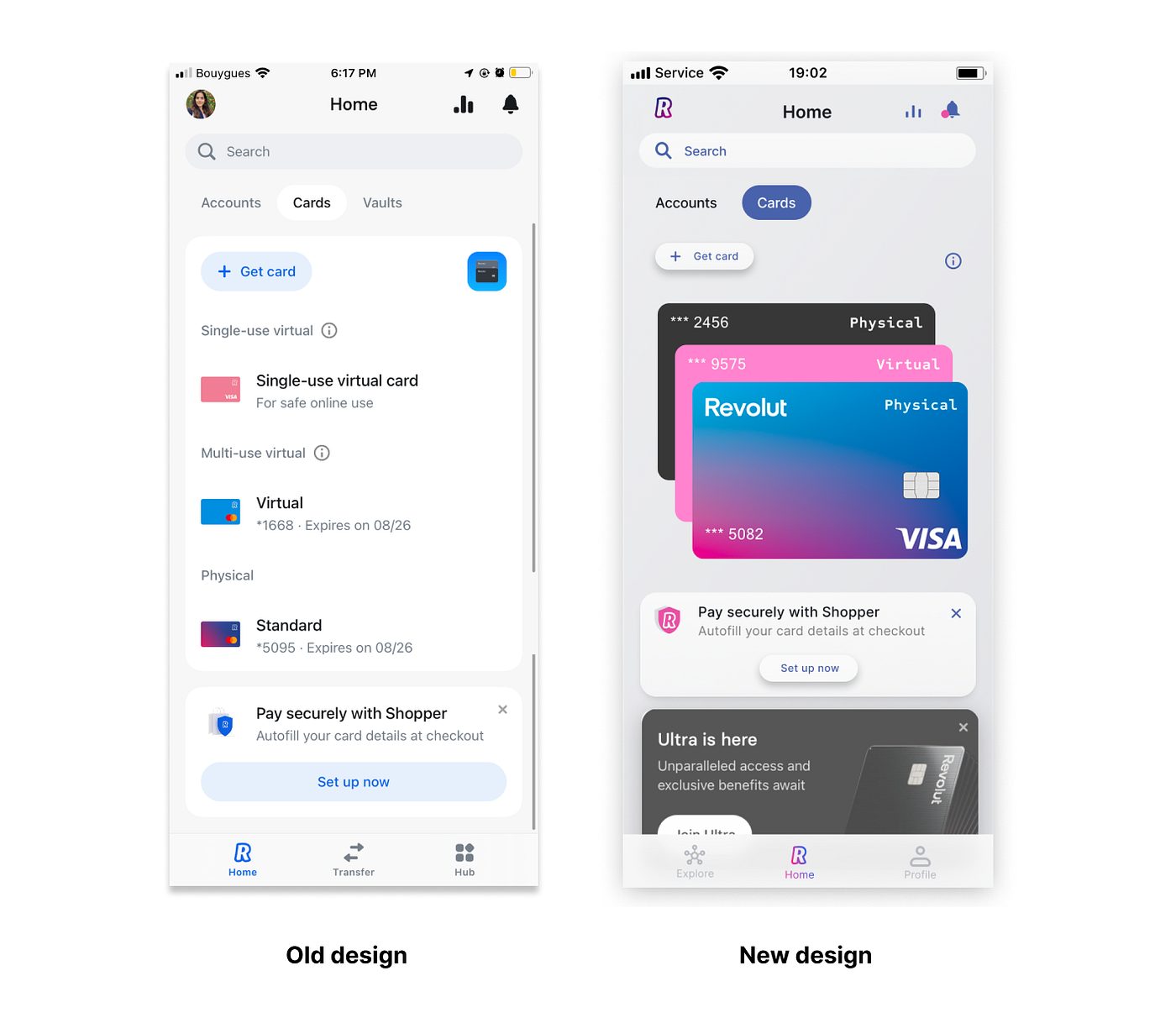 Revolut redesign. Design challenge: User Interface (UI)… | by Divya Nair |  Medium