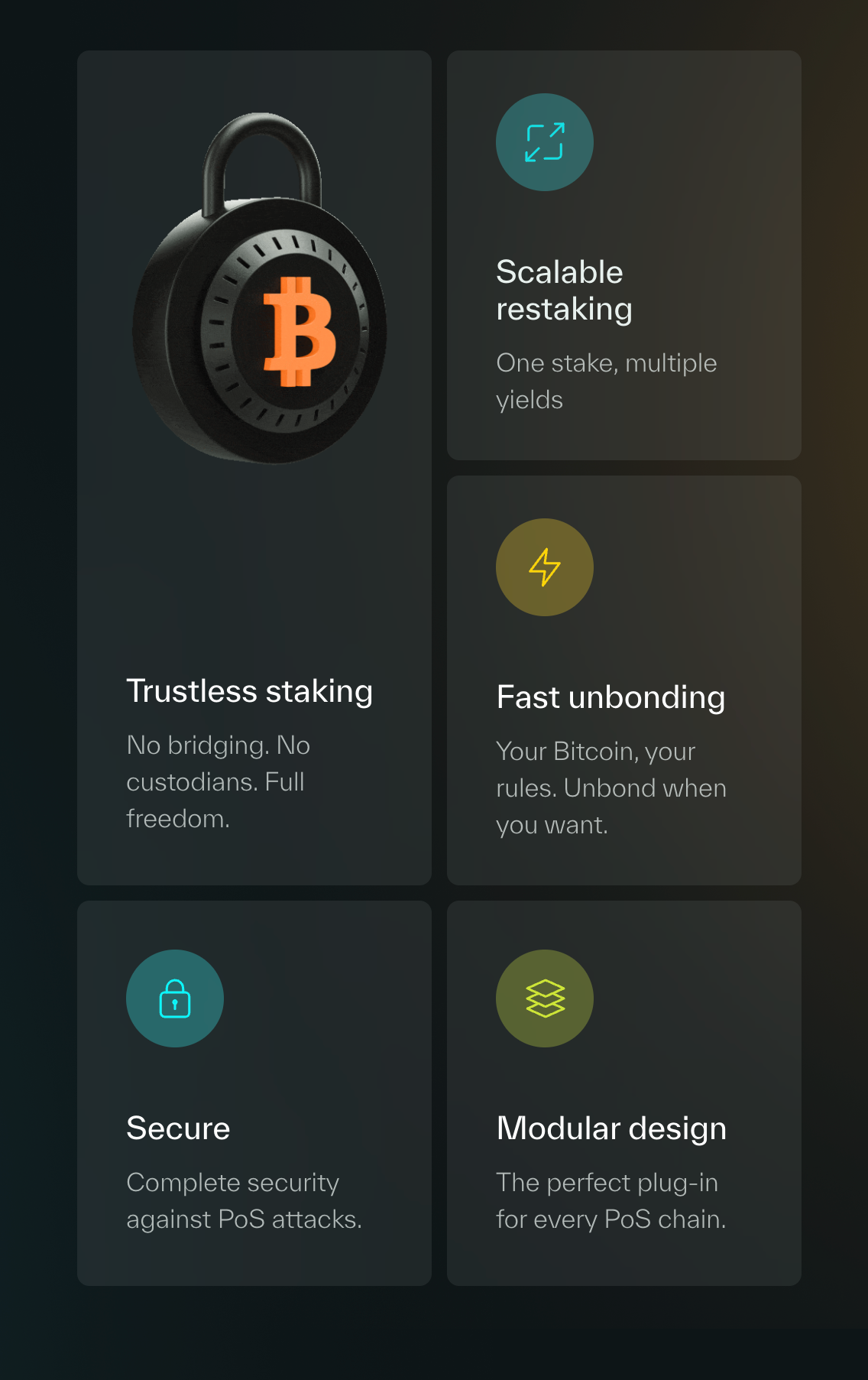 The first ever Bitcoin staking protocol — Safe, Non-custodial, open to all.  | by SG-1 | Medium
