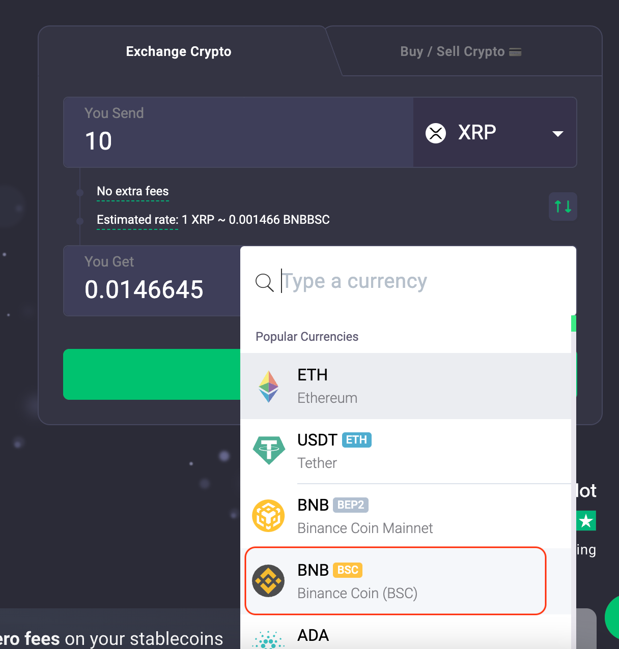 HOW TO SEND XRP FROM LUNO & CONVERT TO BNB (BEP-20) IN METAMASK —  CHANGENOW.IO | by Kripto Malaysia | Medium