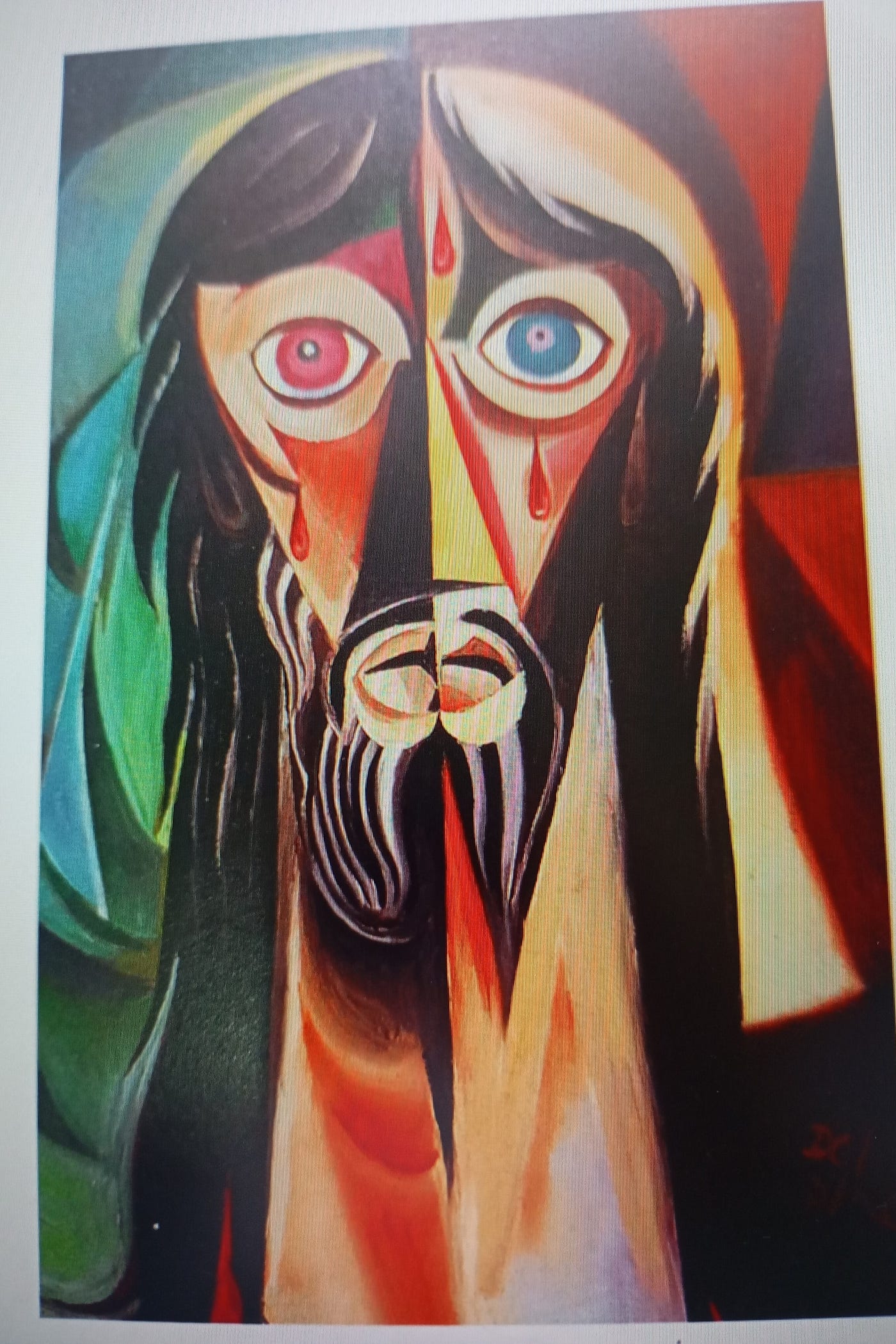 face of CHRIST — by Alberto André Delpino Neto — Brazilian Artist.