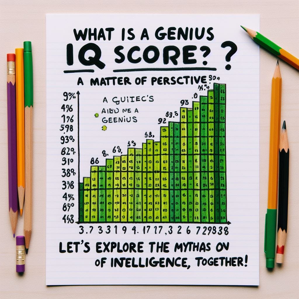 What Is a Genius IQ Score on an IQ Scale?