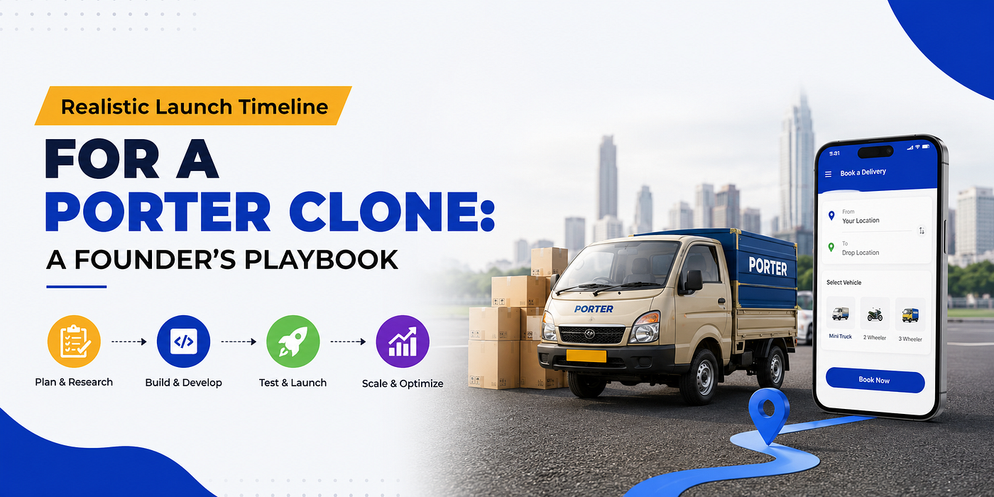 Realistic Launch Timeline for a Porter Clone: A Founder’s Playbook