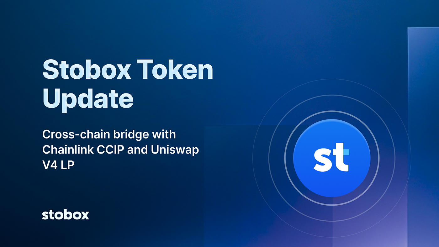 Stobox Token Update: The Next Chapter in the Future of Tokenization