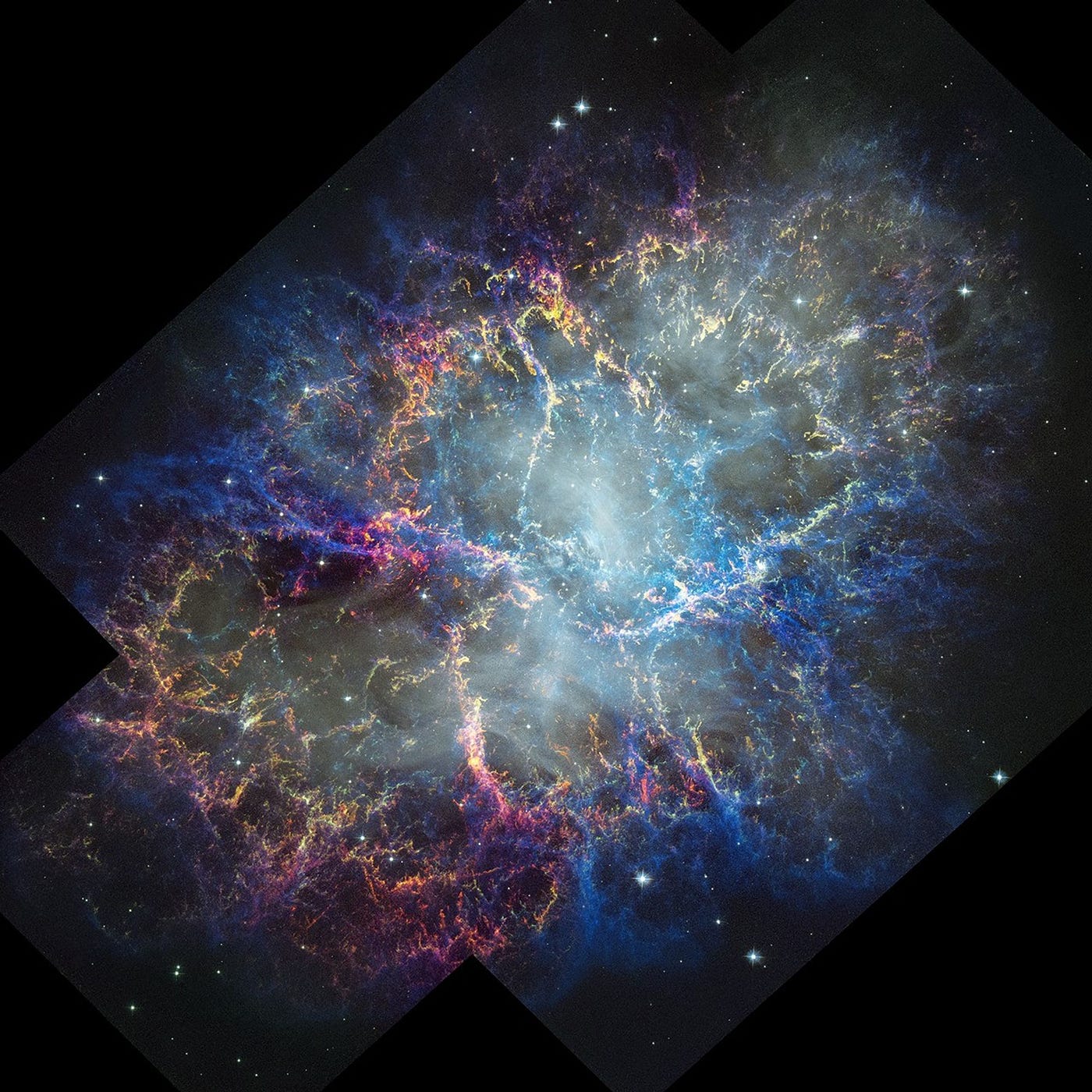 Movement in the Crab Nebula is clearly detectable between Hubble images