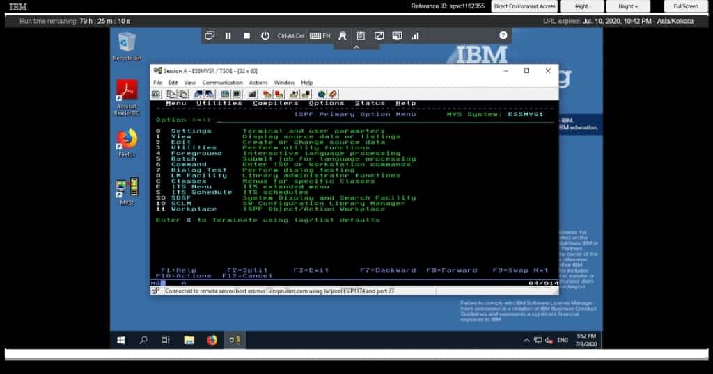 How to get a Mainframe access. Detailed tutorial on how to get a