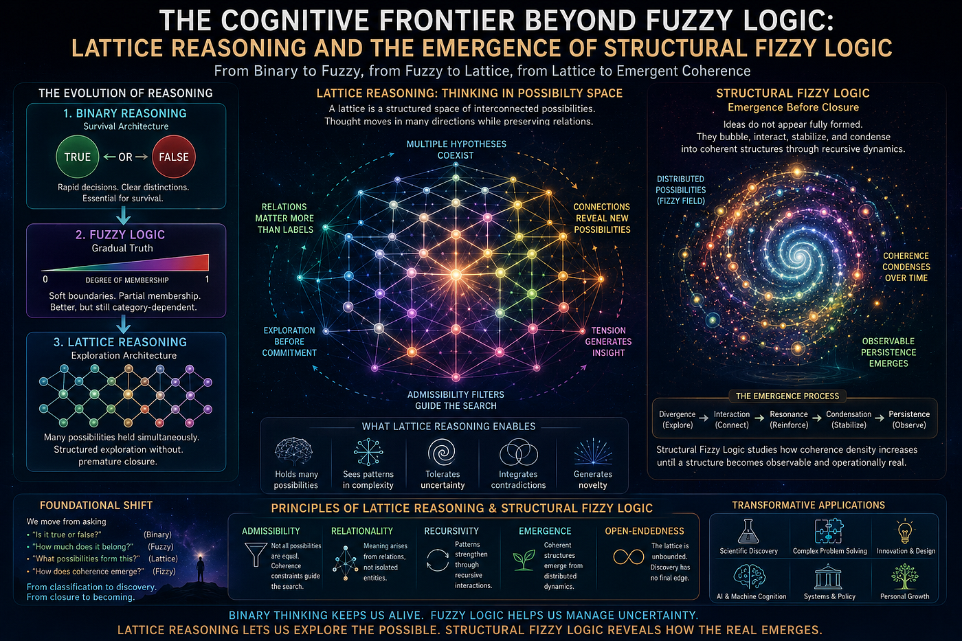 The Cognitive Frontier Beyond Fuzzy Logic: Lattice Reasoning and the Emergence of Structural Fizzy…