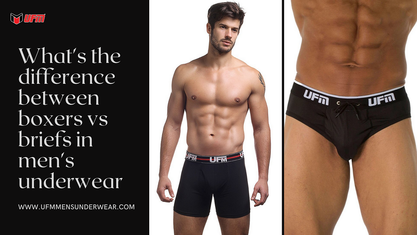 What's the difference between boxers vs briefs in men's underwear?, by UFM  Men's Underwear