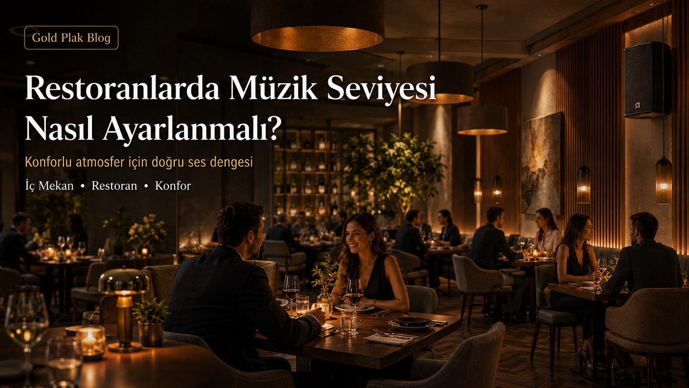 Restoranlarda Müzik Seviyesi Nasıl Ayarlanmalı?
