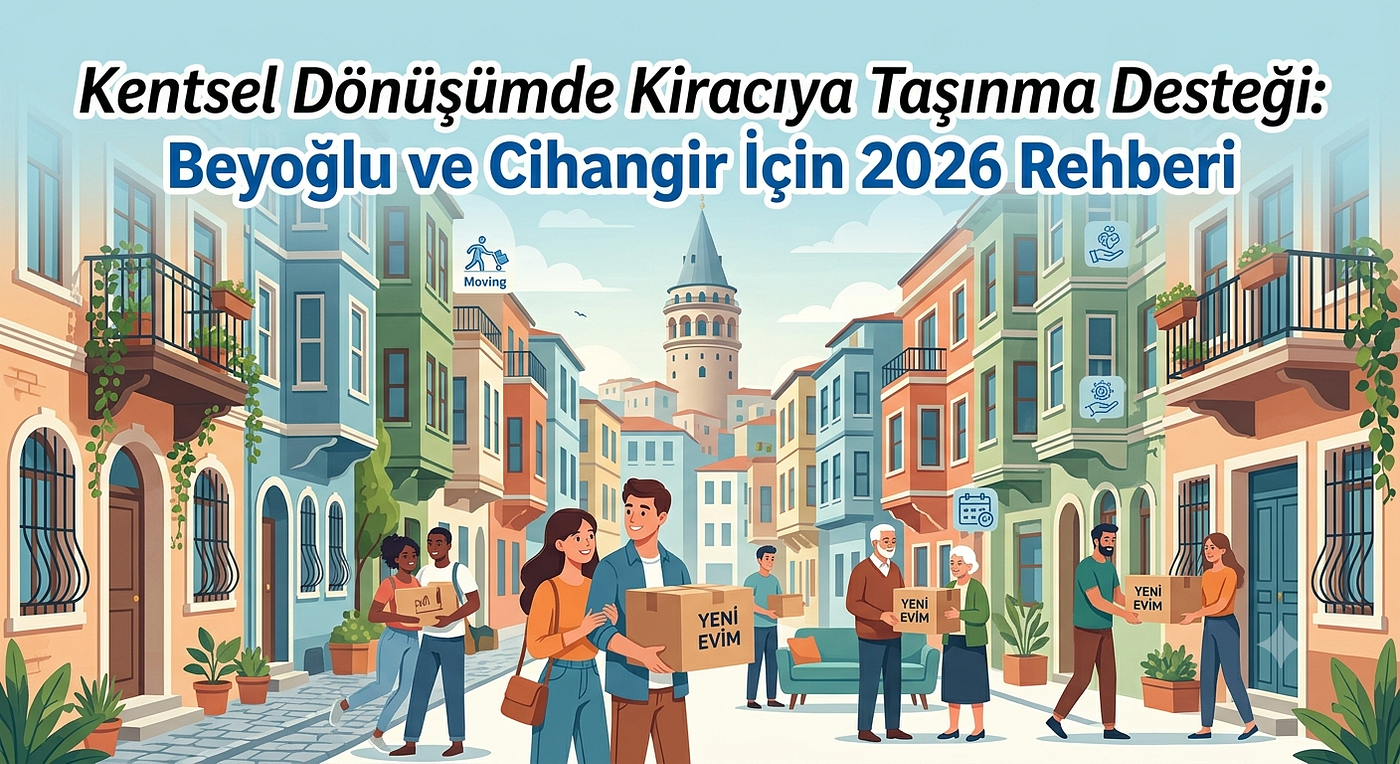 Kentsel Dönüşümde Kiracıya Taşınma Desteği: Beyoğlu ve Cihangir İçin 2026 Rehberi