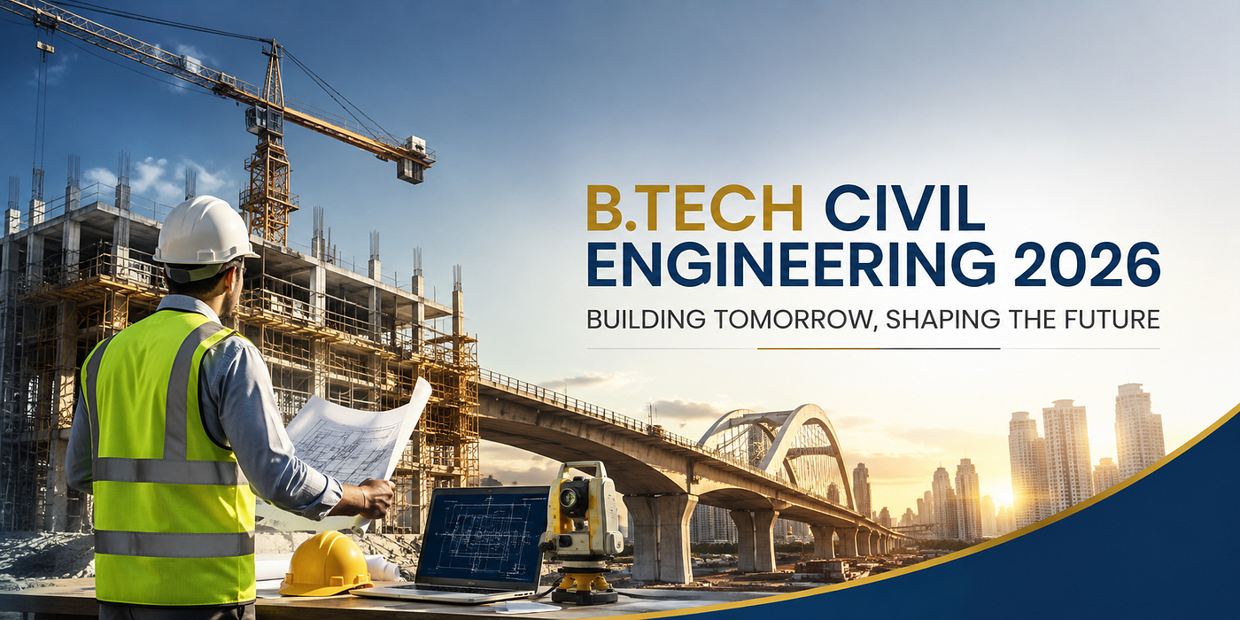 B.Tech Civil Engineering 2026: Career Scope, Job Opportunities & Industry Trends