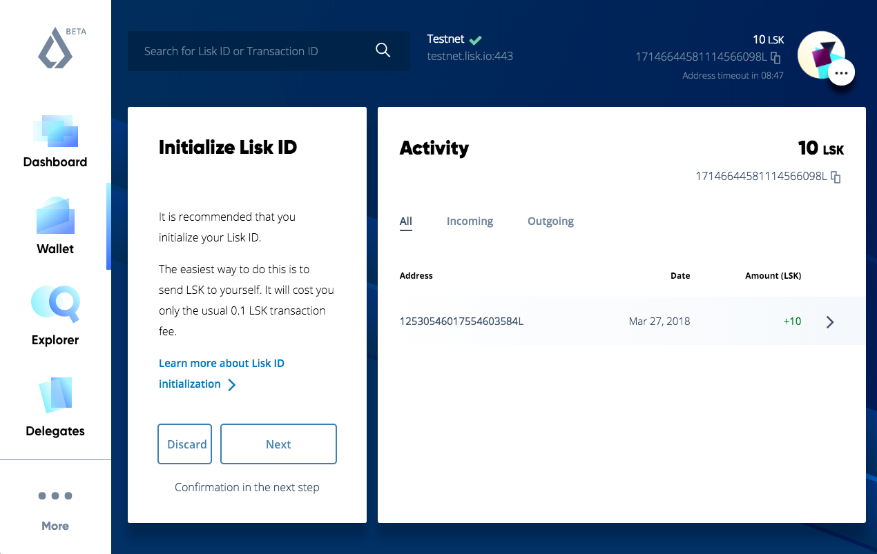 Lisk Hub & Lisk Mobile