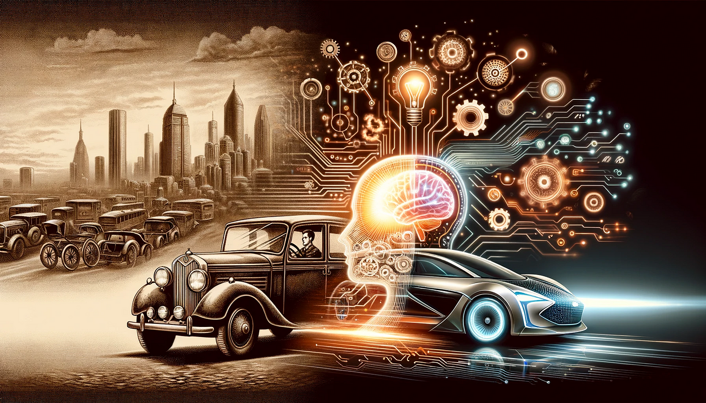 The Evolution of Automobiles and Human Thought: From Manual Gears to  AI-driven Clarity, by Jonathan McGuinness, Dec, 2023