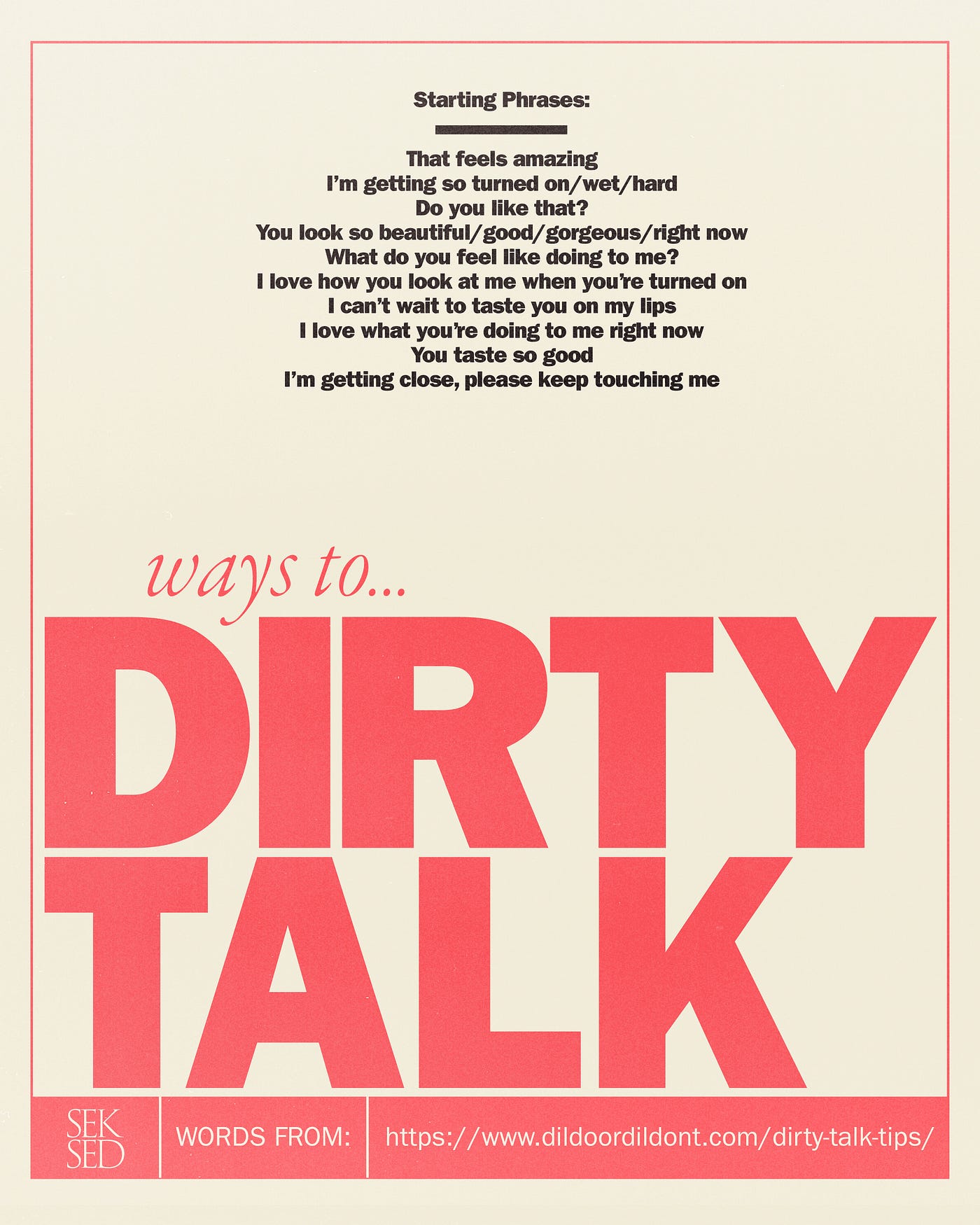 Ways to Dirty Talk by Korina Wray Medium picture pic
