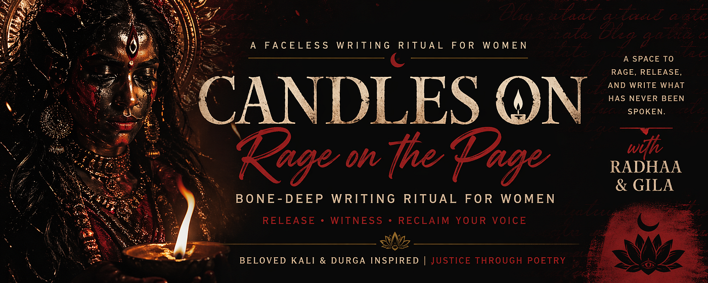 RAGE ON THE PAGE -The Bone-Deep Poetry Ritual Women Didn’t Know They Needed