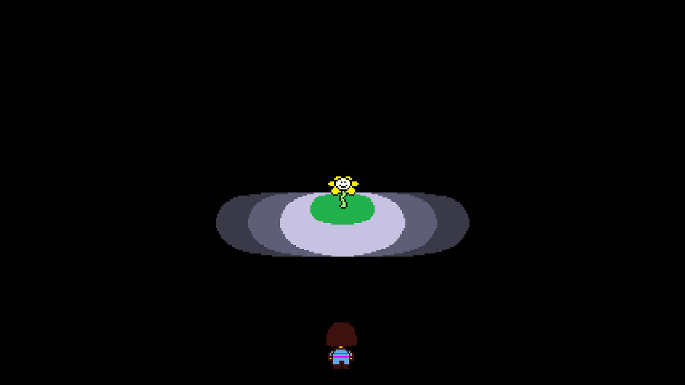 Flowey Undertale - online puzzle