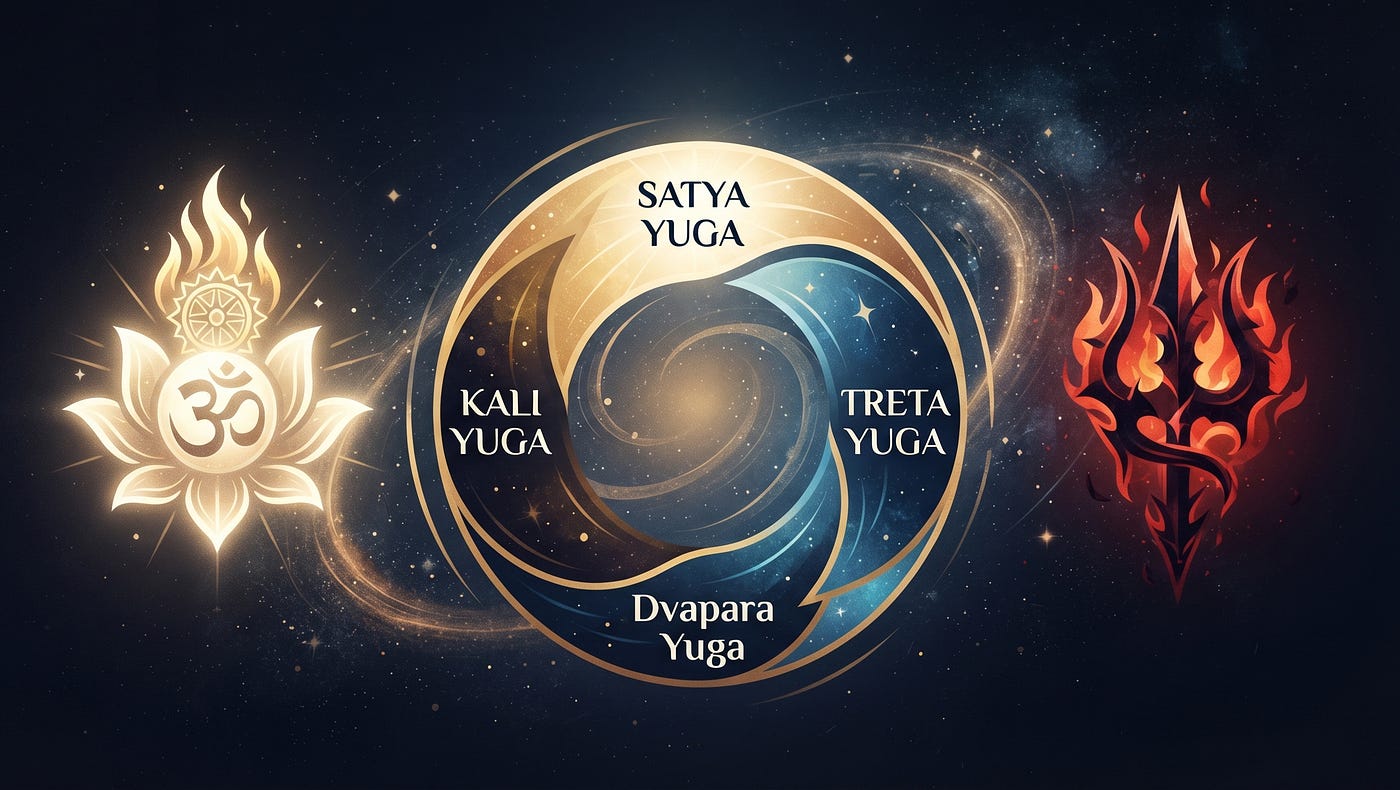 The Dance of Good Versus Evil Across the Hindu Yugas