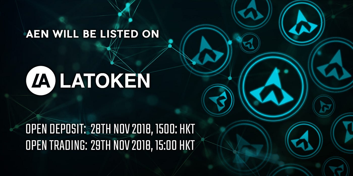 Exchange Listing on LATOKEN. We are excited to announce that AEN… | by  AENCO Ecosystem | Medium