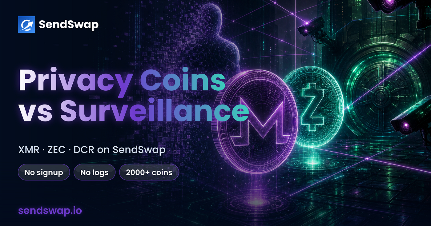 SendSwap: Privacy Coins vs the Surveillance Ledger