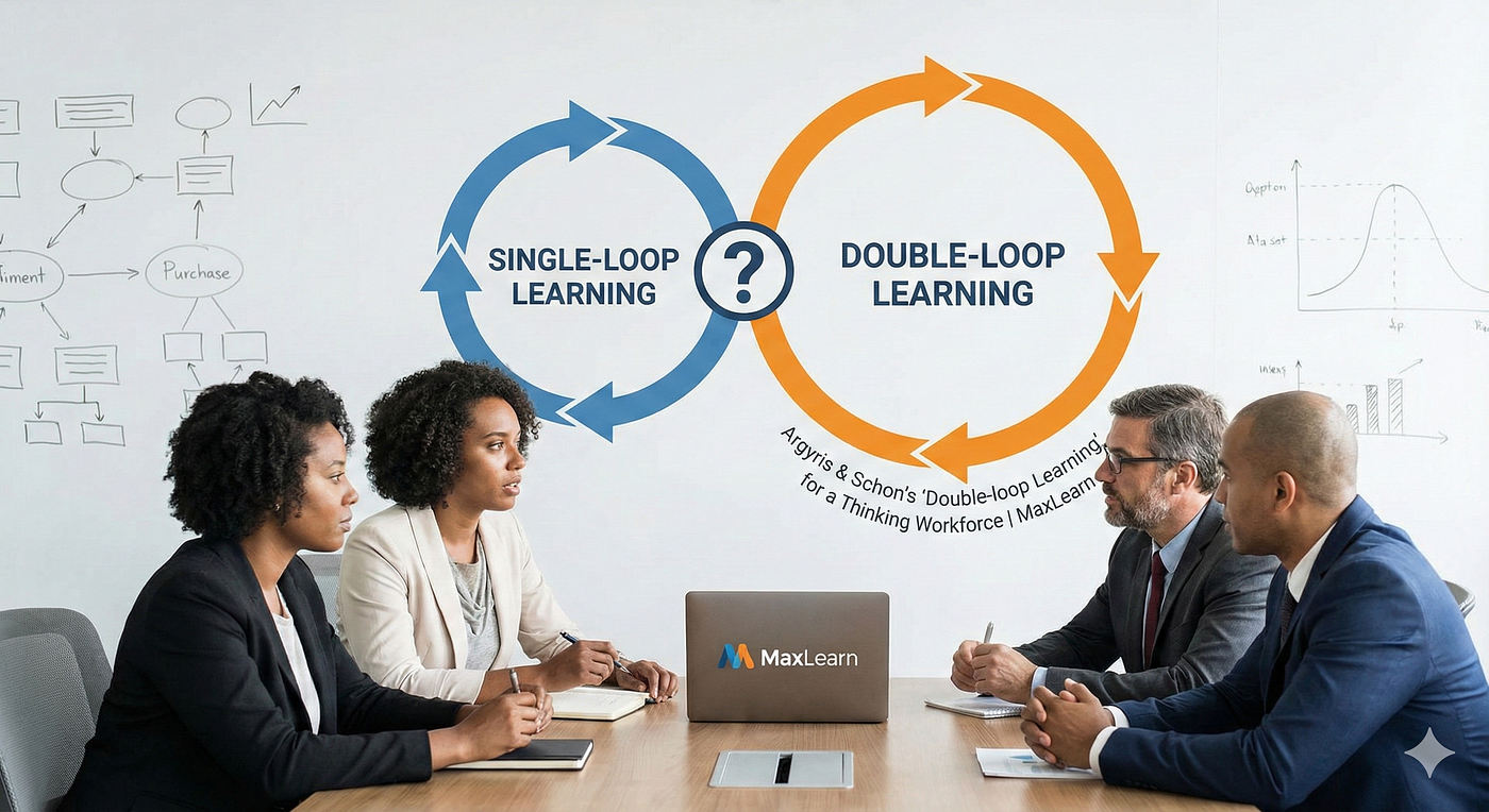 AI Can’t Do This (Yet): Why Double-Loop Learning is Your Workforce’s Best Asset | MaxLearn