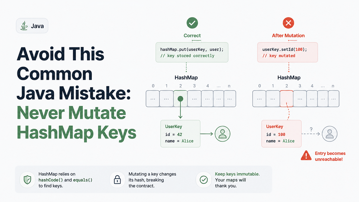 Avoid This Common Java Mistake: Never Mutate HashMap Keys