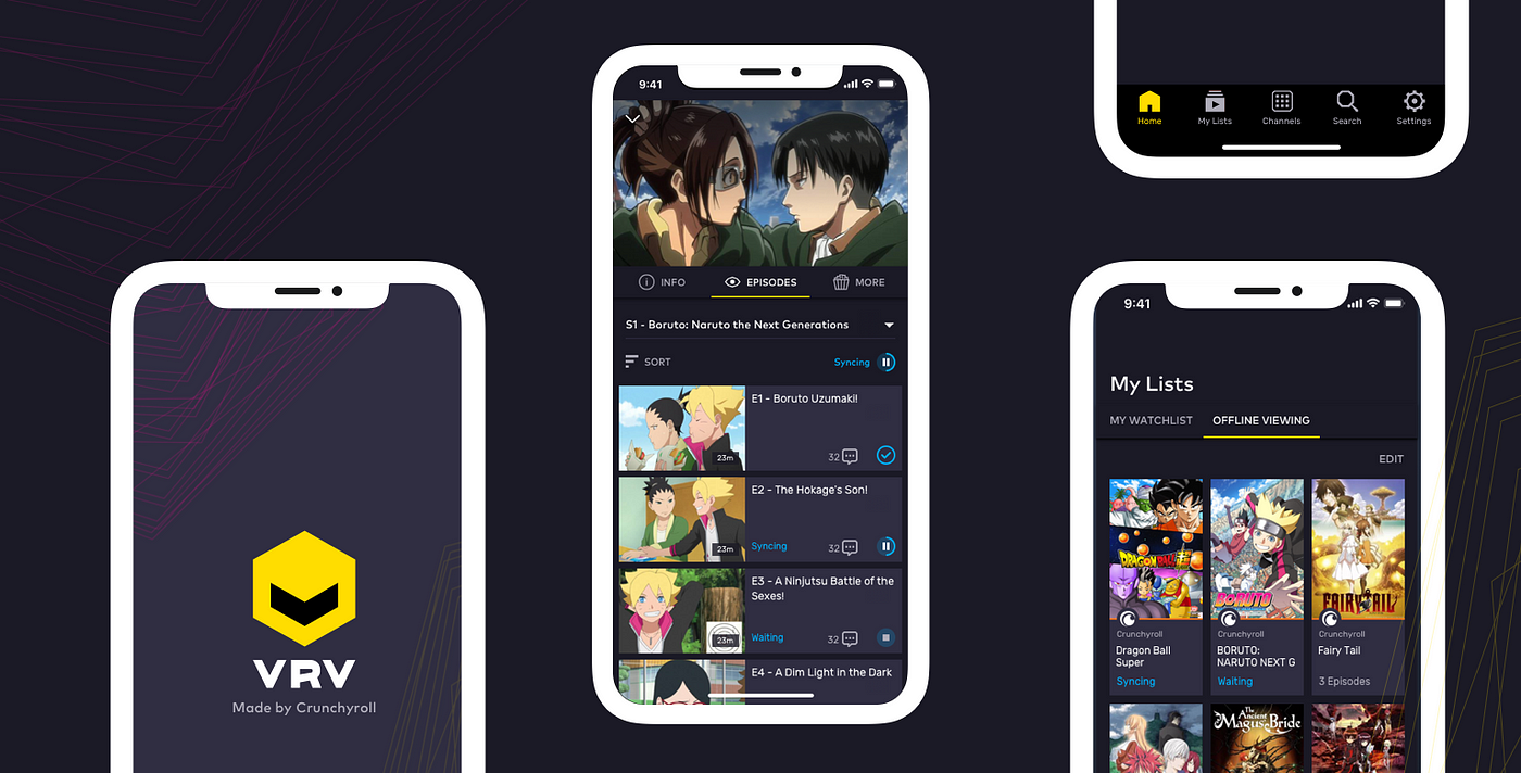 Case Study VRV Offline Viewing. How to watch your favorite