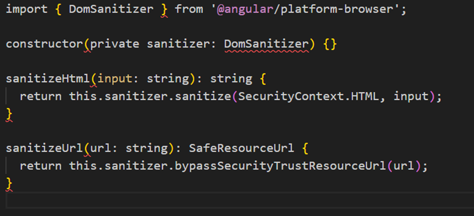 How can angular app be made secured from your regular web 