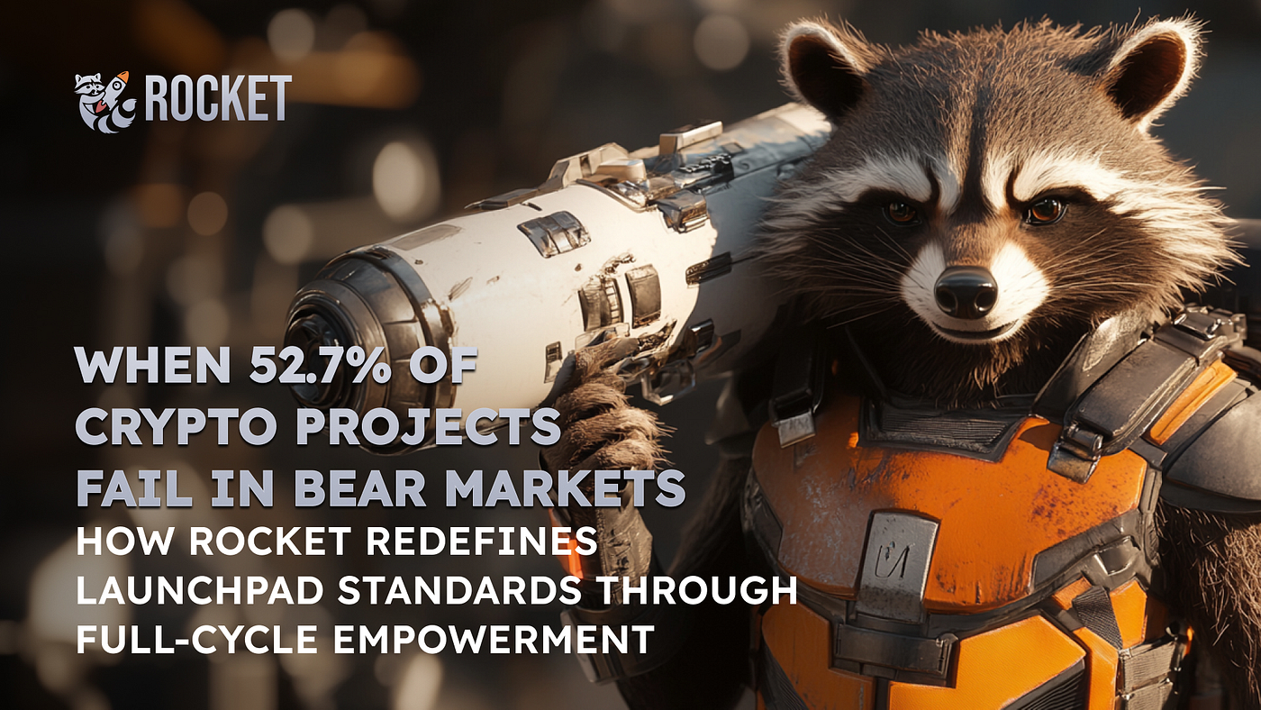 When 52.7% of Crypto Projects Fail in Bear Markets: How Rocket Redefines Launchpad Standards…