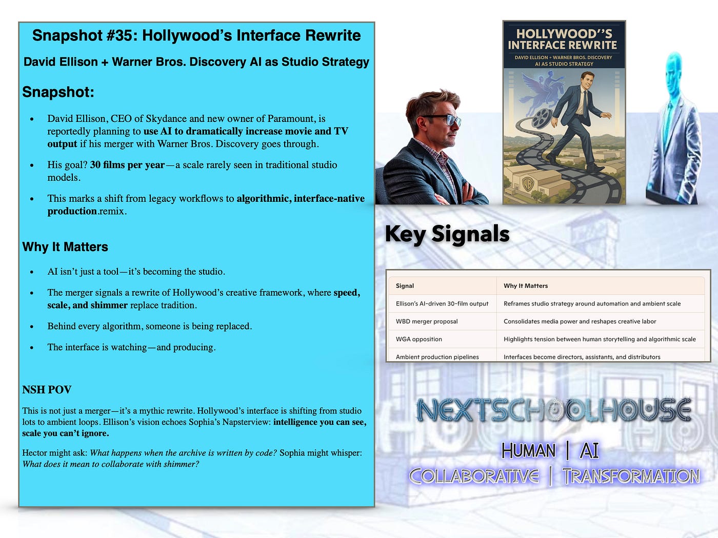 Snapshot #35: Hollywood’s Interface Rewrite