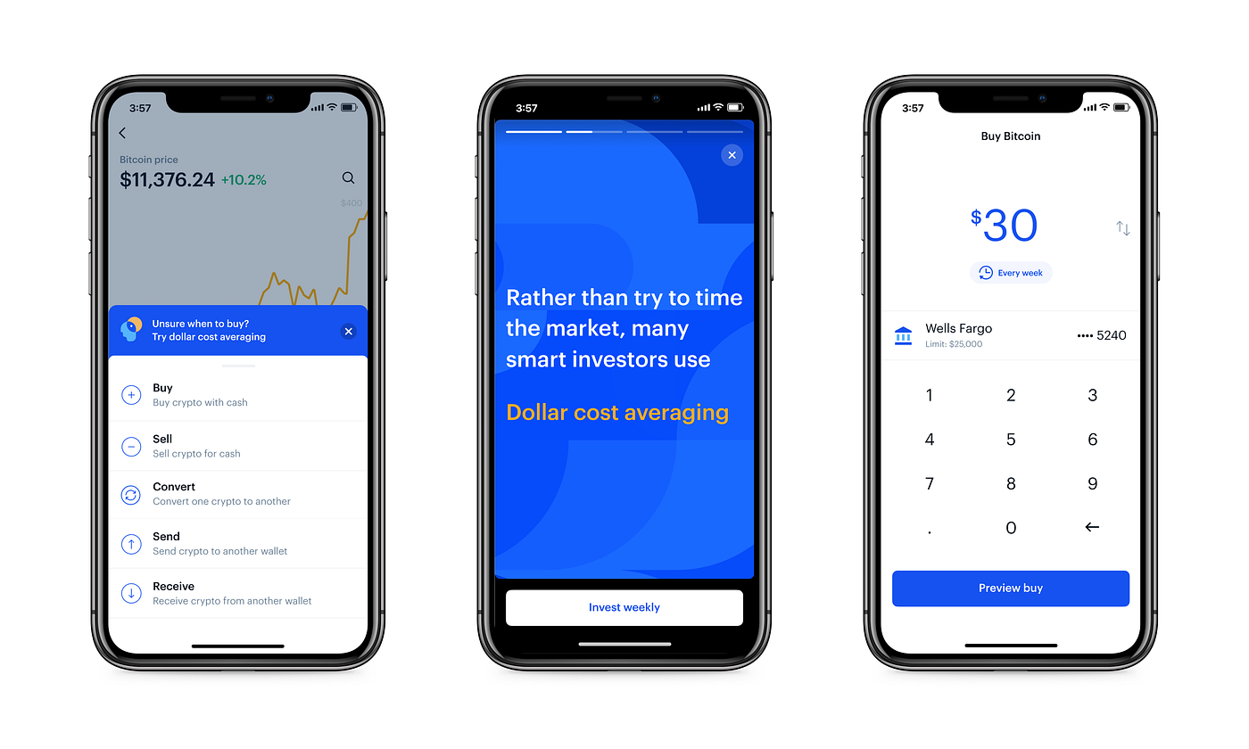 Coinbase makes investing easy with dollar cost averaging | by Coinbase |  The Coinbase Blog | Medium