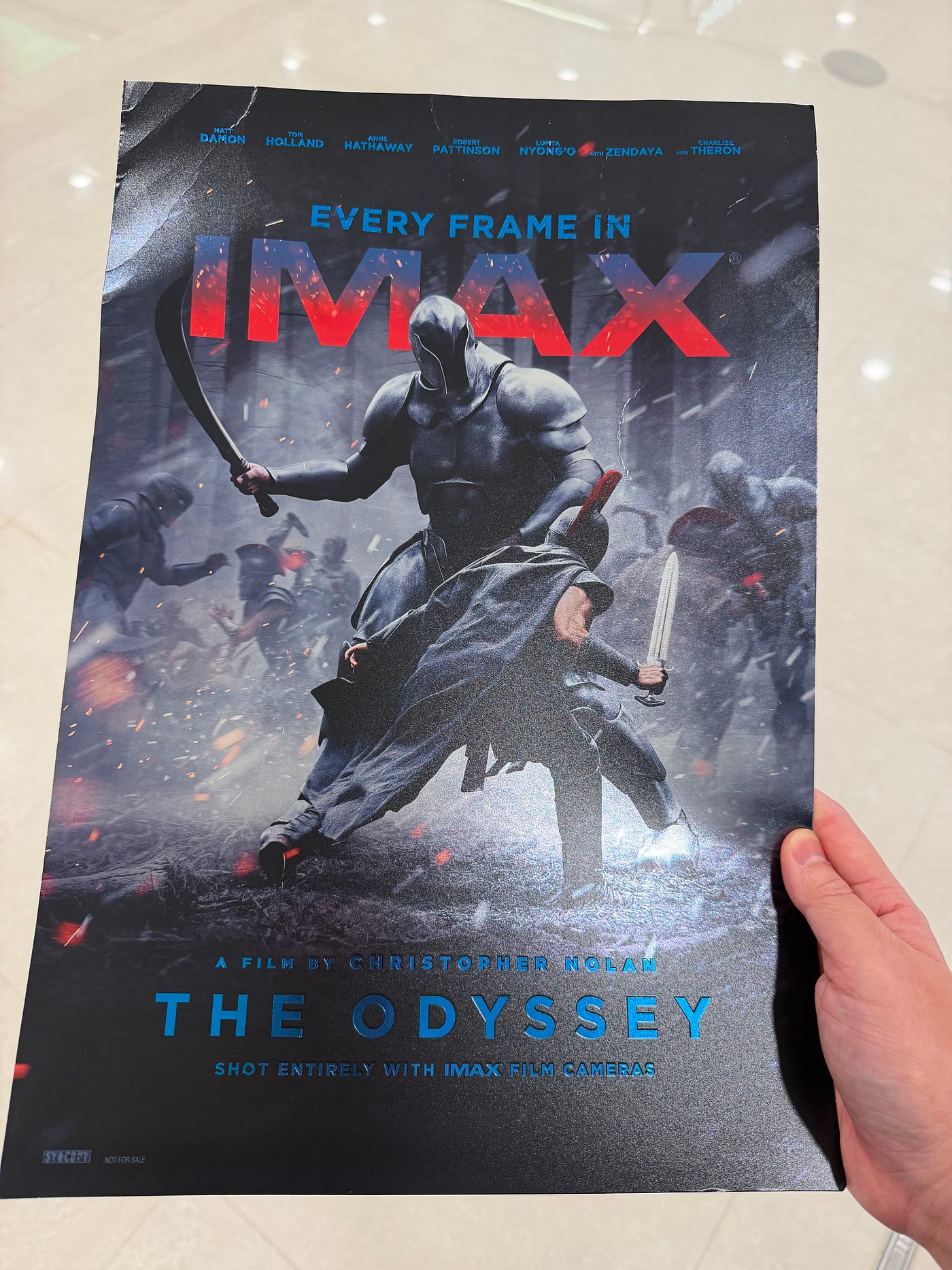 【首刷 《The Odyssey 奧德賽》】，速記
