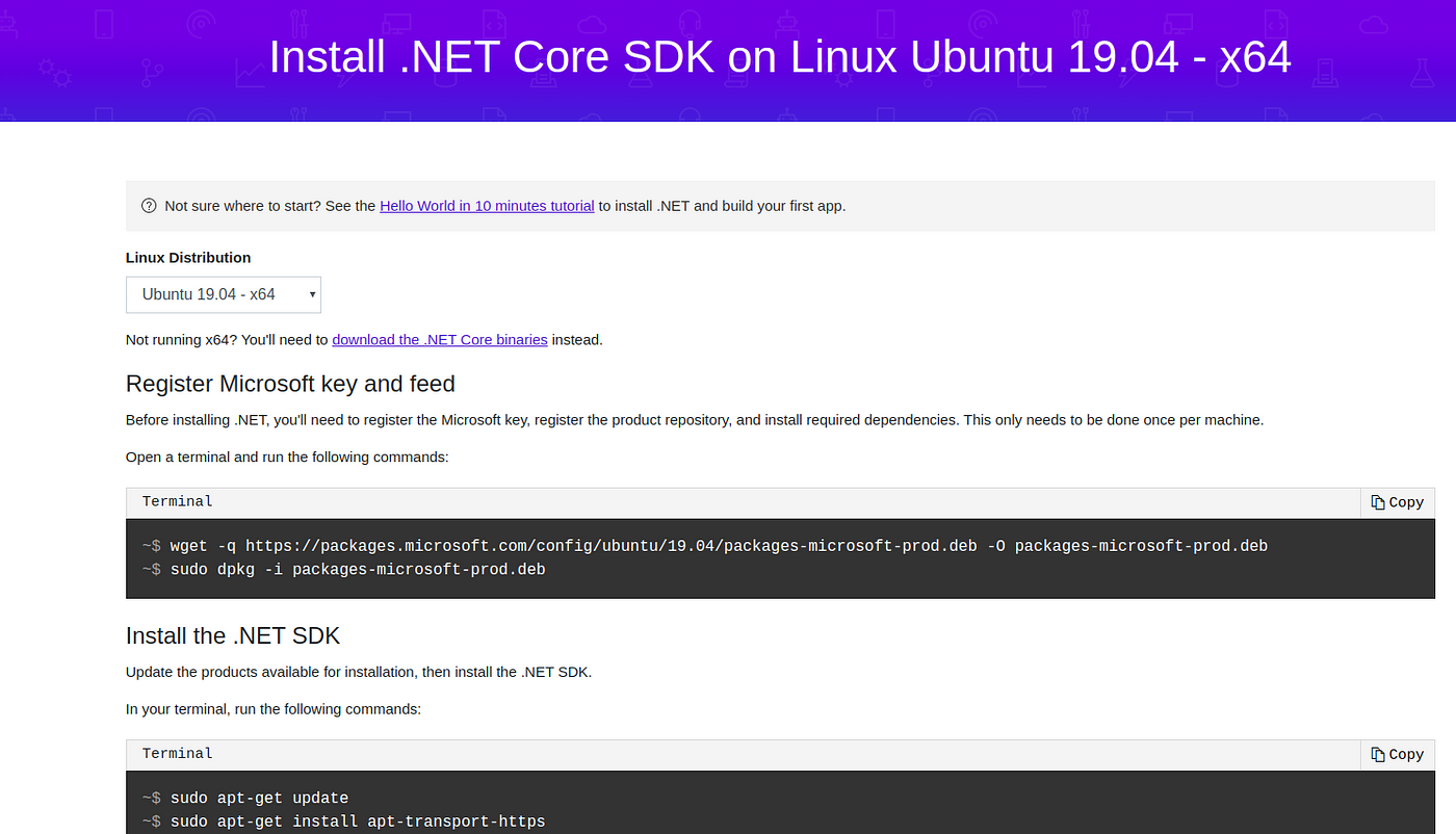 First contact with .Net Core 3 and Visual Studio Code on Linux Ubuntu | by  Nicola La Rocca | Medium