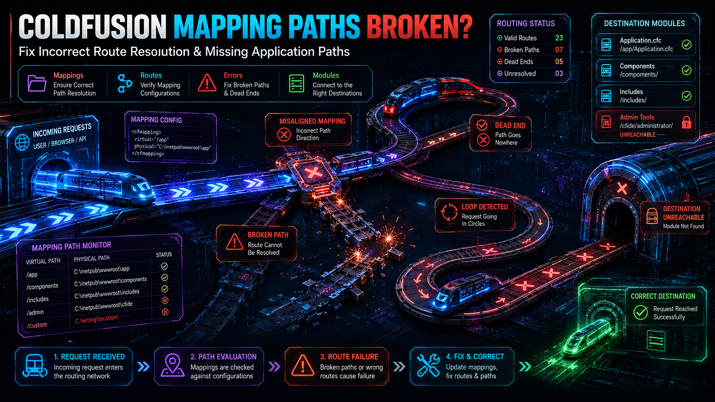 ColdFusion Mapping Path Not Resolving Correctly