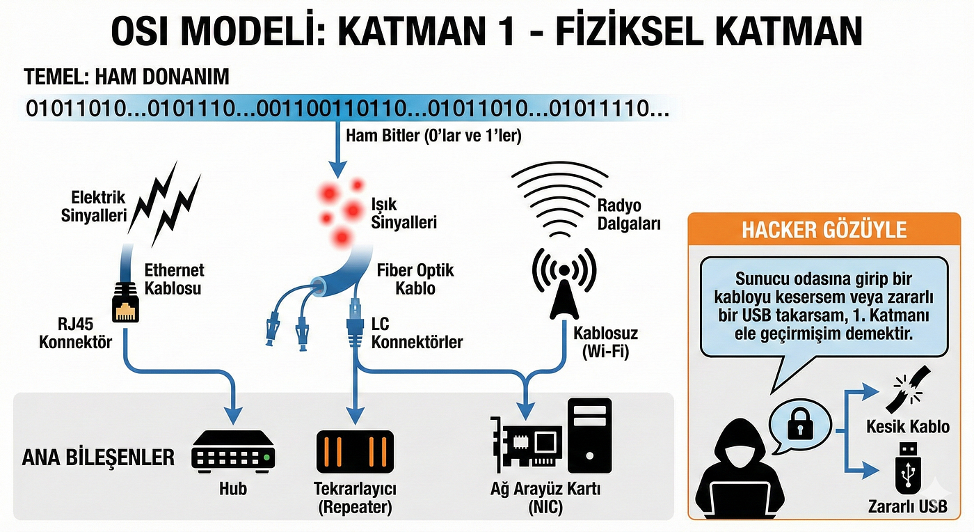 Hacker’ın Haritası: OSI Modelinin 7 Katmanında Ustalaşmak