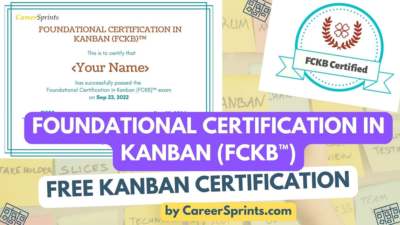 How to get a free Kanban certification?, by CareerSprints Support