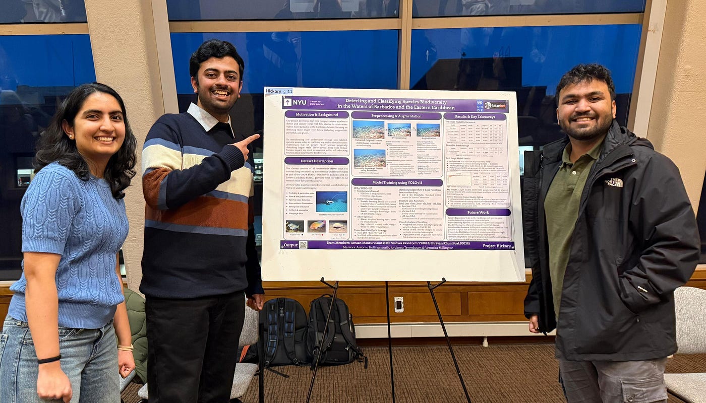 Underwater AI: CDS Capstone Team Builds Fish Detection System for Sustainable Caribbean Tourism