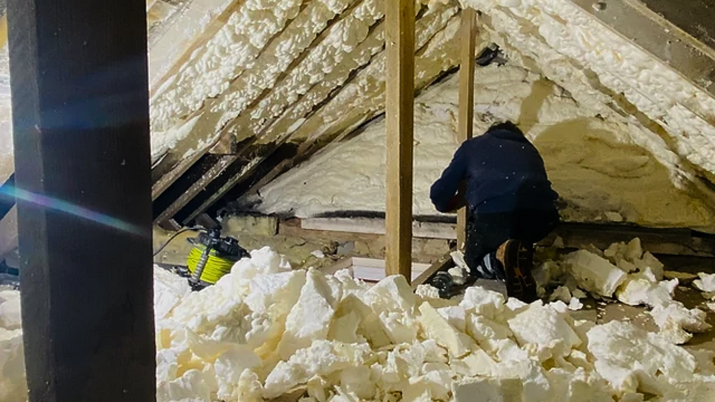 Discover the Ultimate Guide to Safe and Effective Spray Foam Insulation  Removal, by Benedict Wallis
