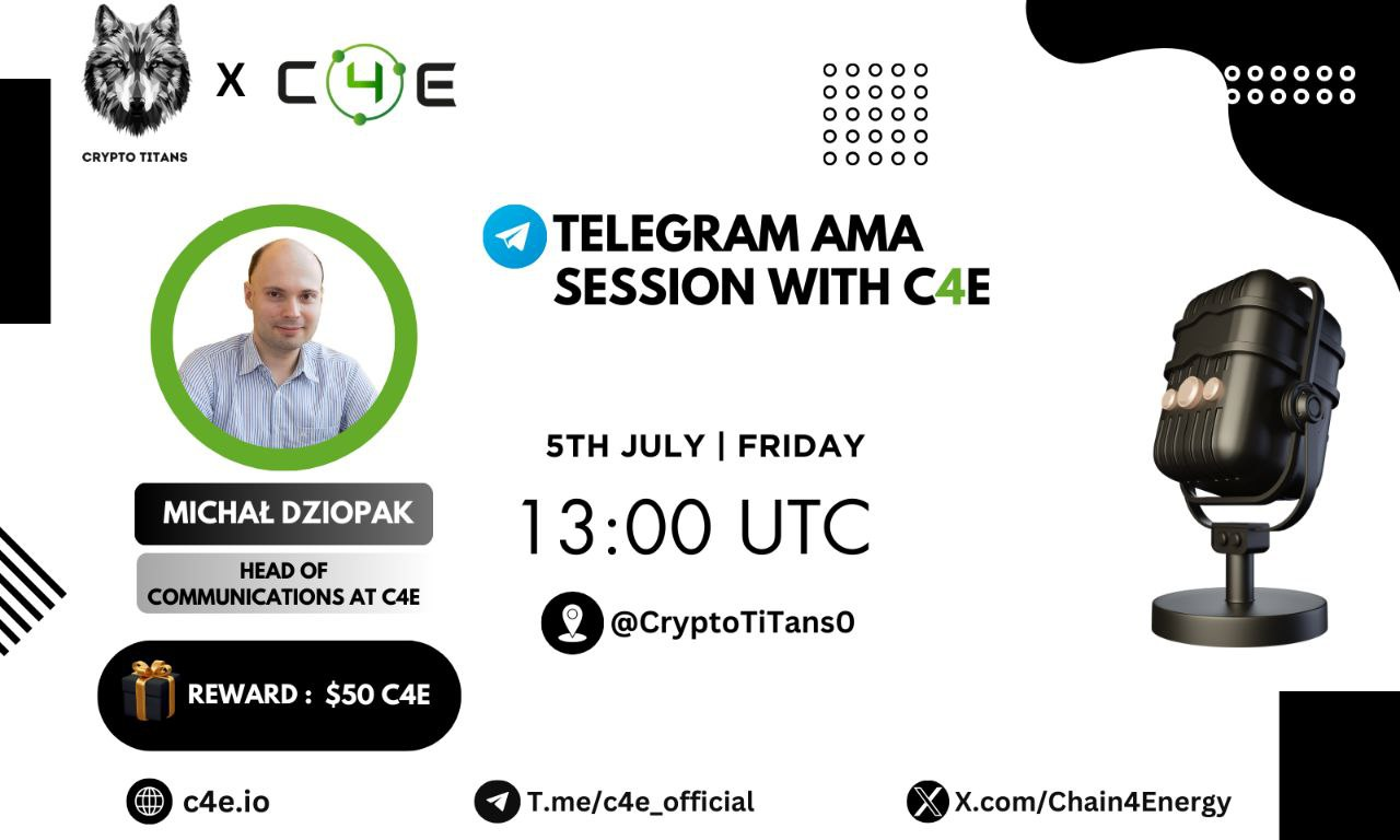The Recap of the C4E 05.07 AMA SESSION on Crypto Titans | by C4E |  Chain4Energy | Medium