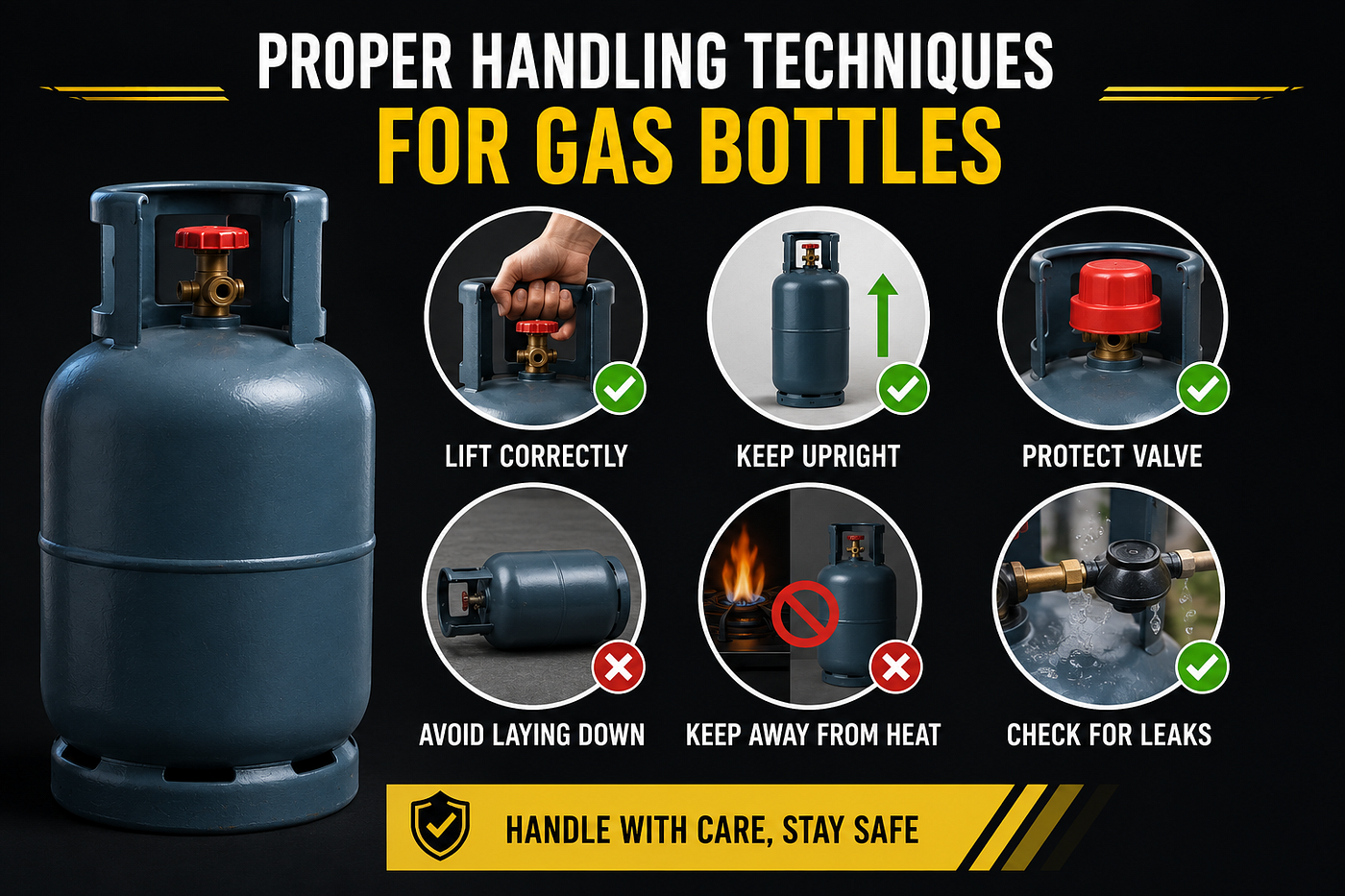 Proper Handling Techniques for Gas Bottles
