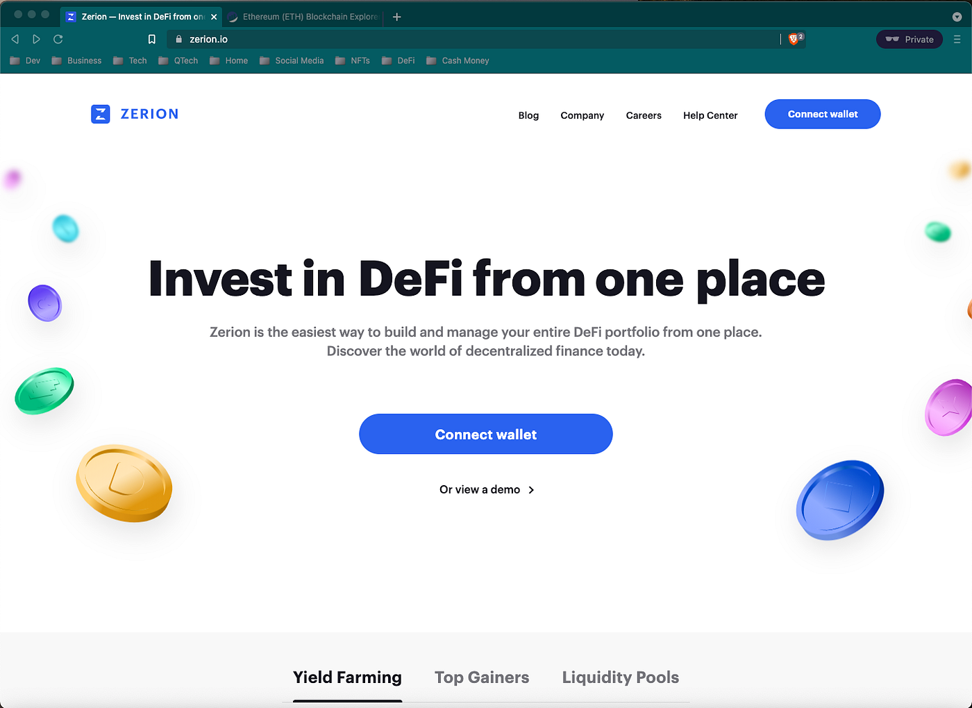 Crypto App Review: Zerion | The Best Portfolio Tracker | by Ty Cooper |  Coinmonks | Medium