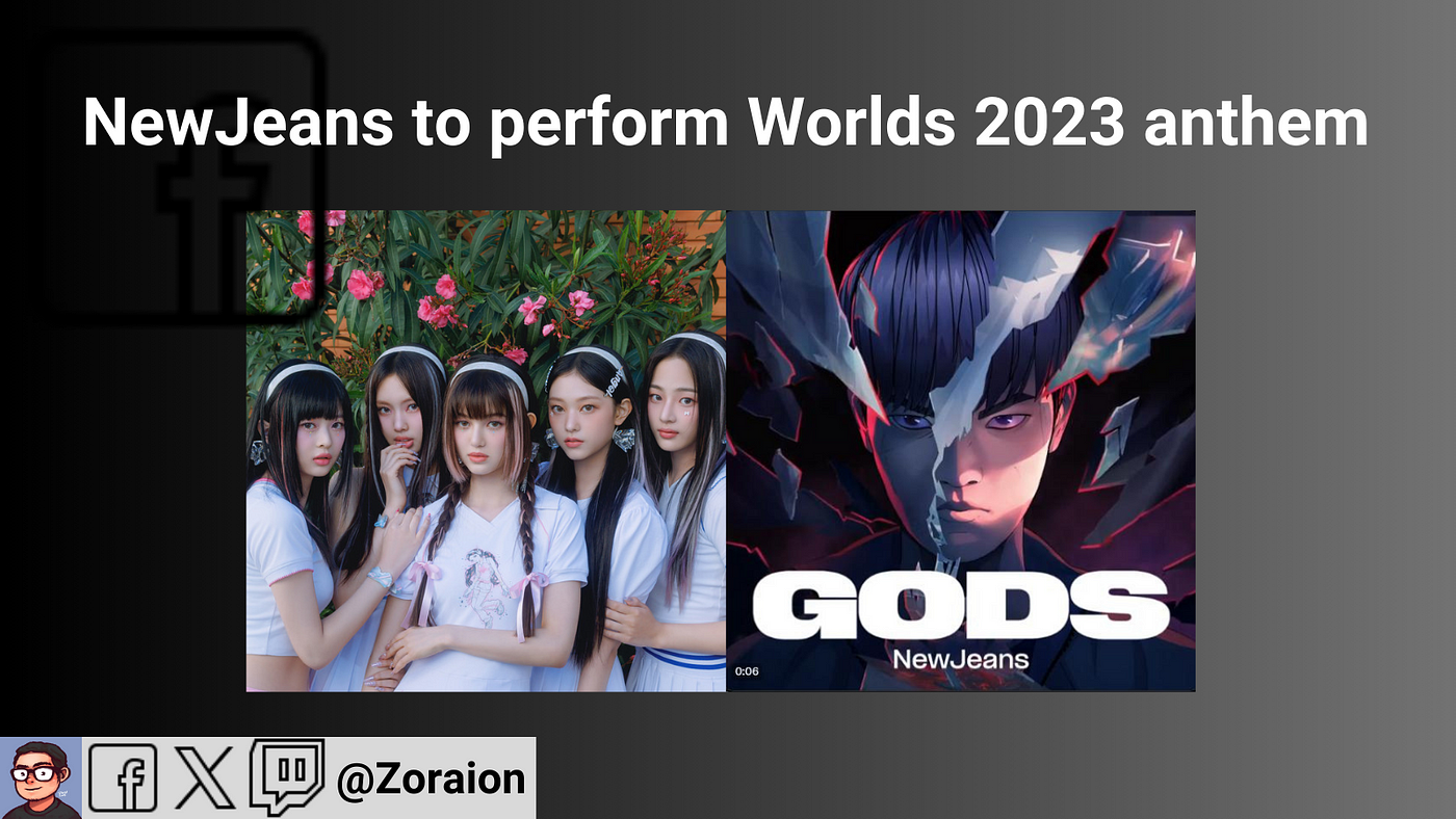 NewJeans 2023 'League of Legends' World Championships Anthem GODS